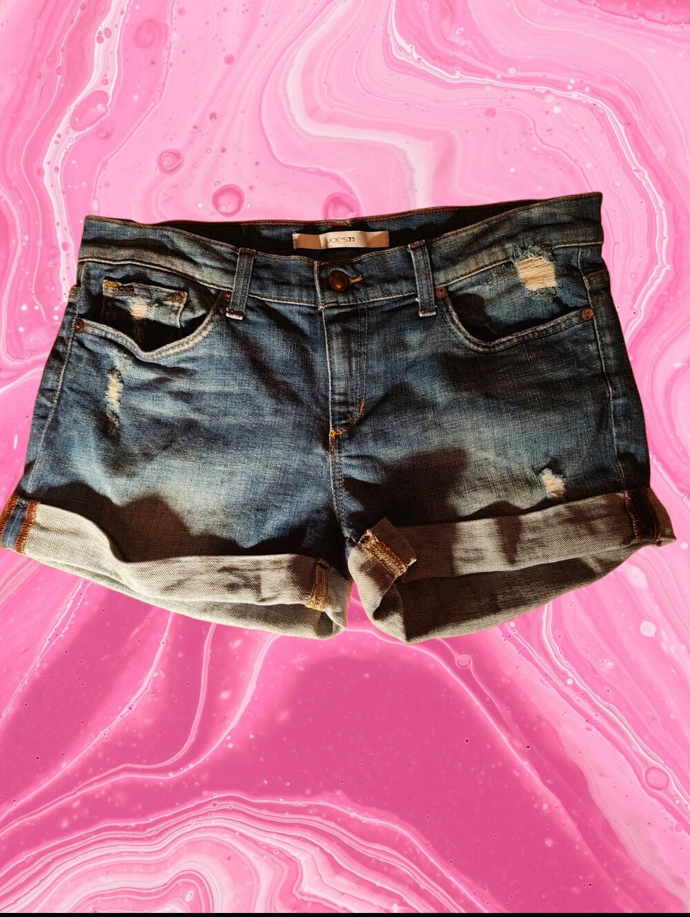 JOE'S JEANS Denim "The Best Friend" Cuffed Shorts